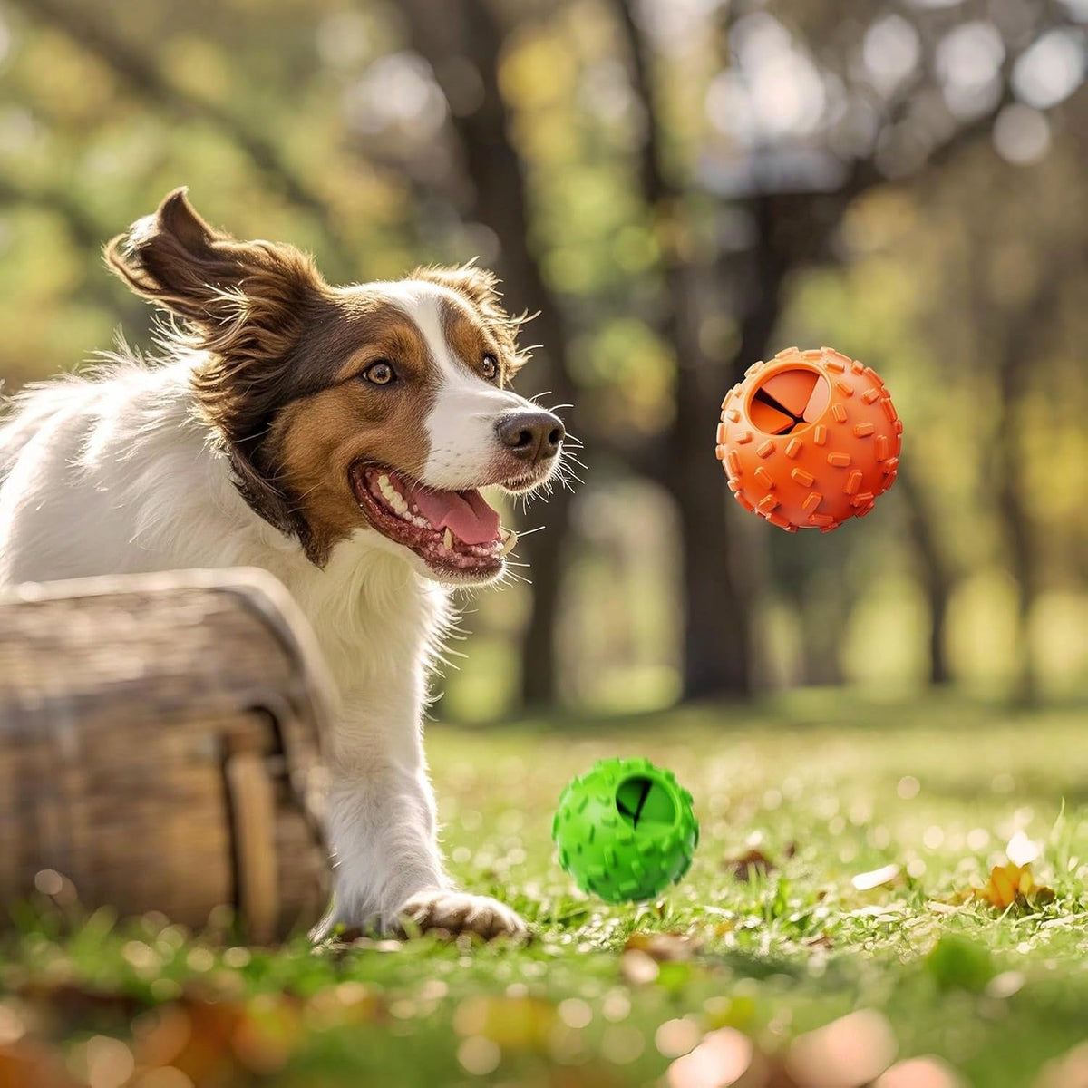 ZHIERDE Treat Dispensing Dog Toys- Interactive Cognitive Dog Treat Toy,Puzzle Ball For Puppies &Amp; Small Dogs,Promotes Slow Eating, Reduces
